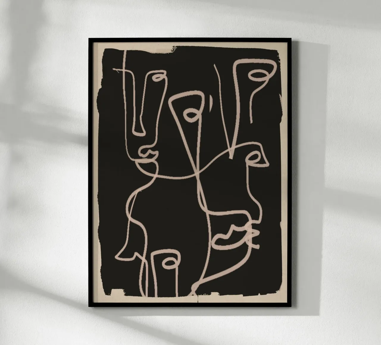 Minimal Abstract Line Art 4 hahnemühle by ThingDesign