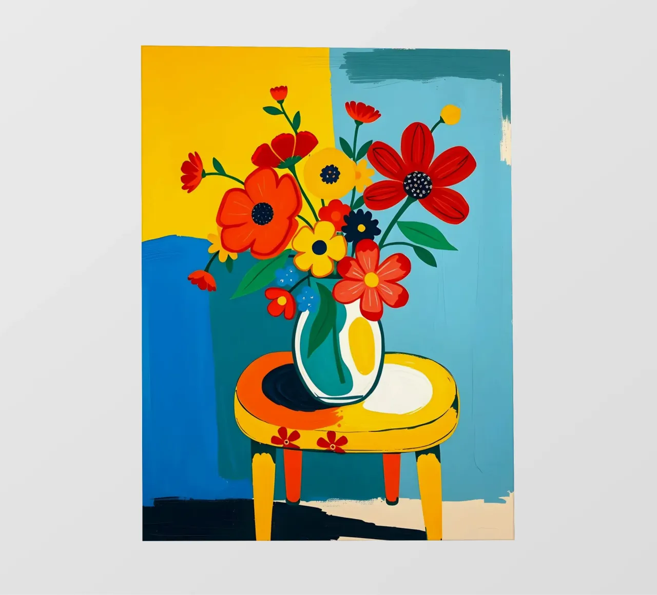 Flowers Still Life On A Table photo wallpaper by ARTOMATIC