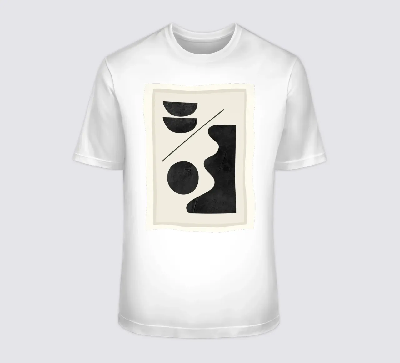 Modern Abstract Minimal Shapes 188 t-shirt by ThingDesign
