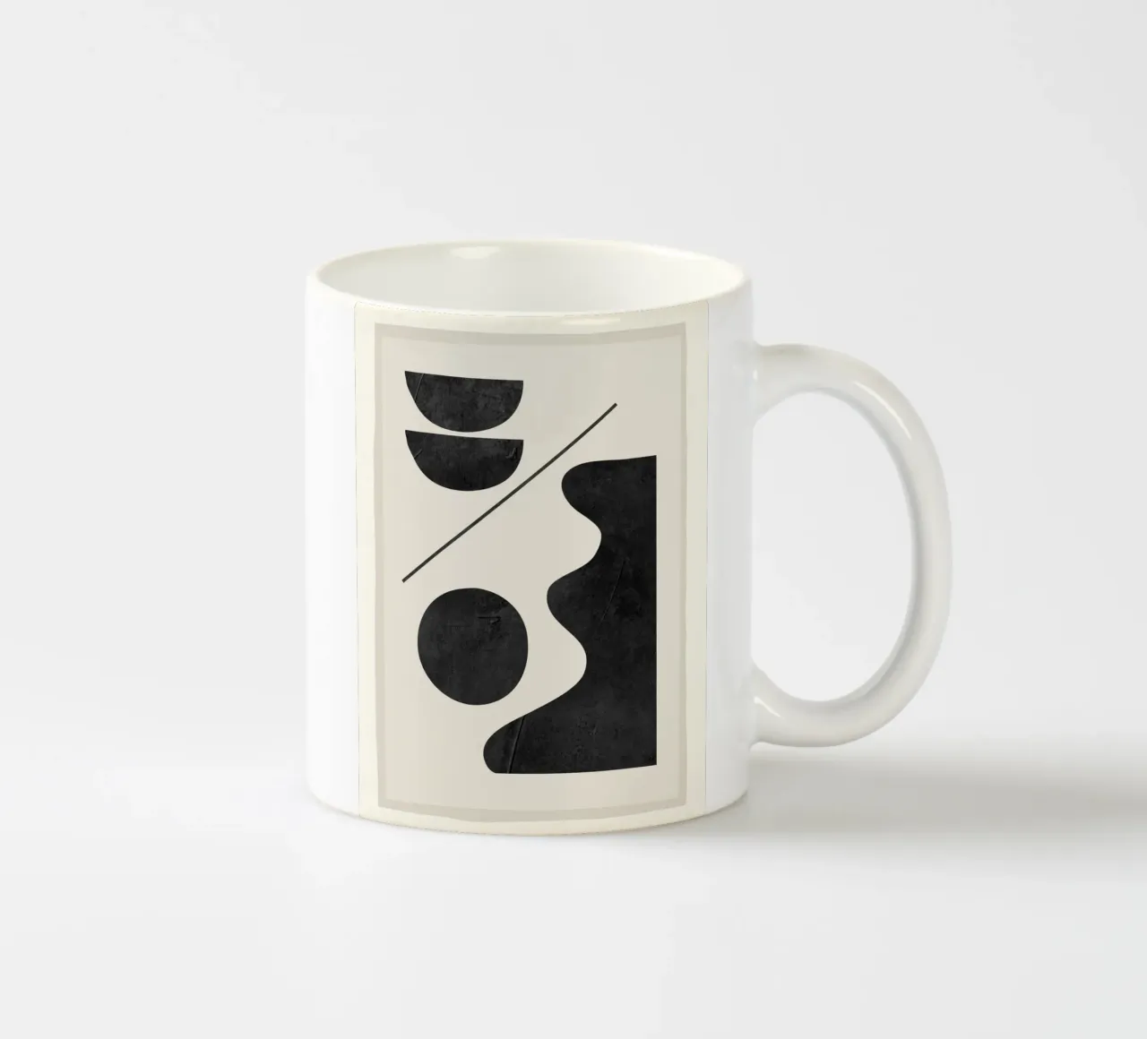Forme astratte moderne e minimali 188 tazza in ceramica da ThingDesign