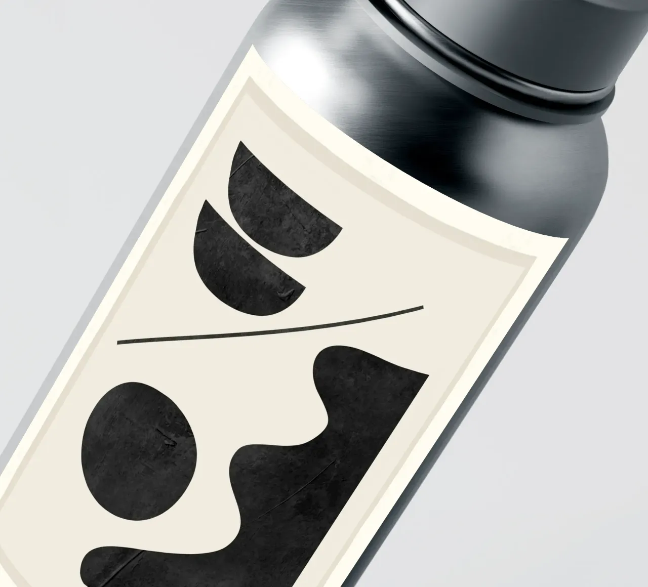 Modern Abstract Minimal Shapes 188 sticker by ThingDesign