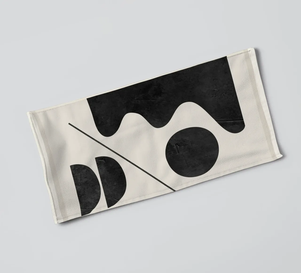 Modern Abstract Minimal Shapes 188 towel by ThingDesign