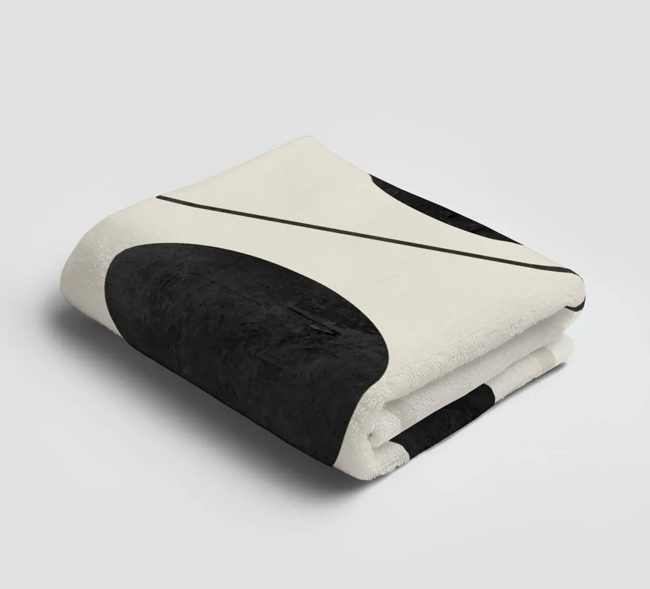 Modern Abstract Minimal Shapes 188 towel by ThingDesign