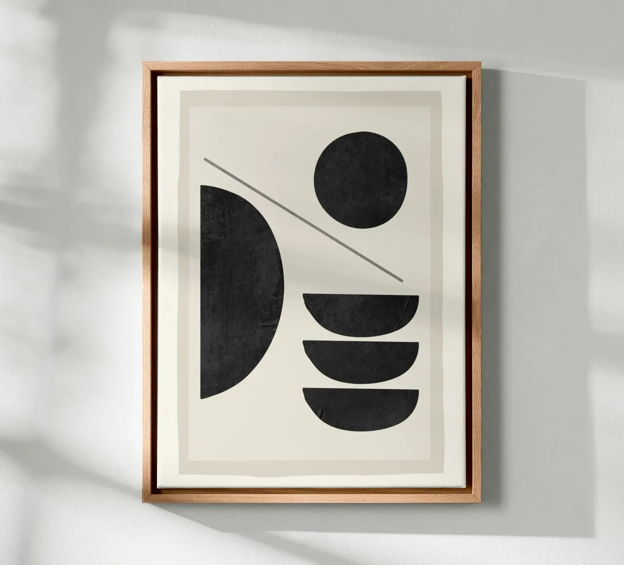 Modern Abstract Minimal Shapes 187 canvas by ThingDesign