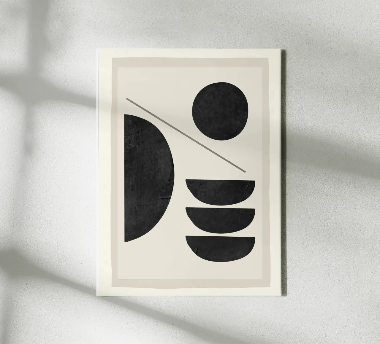 Modern Abstract Minimal Shapes 187 canvas by ThingDesign