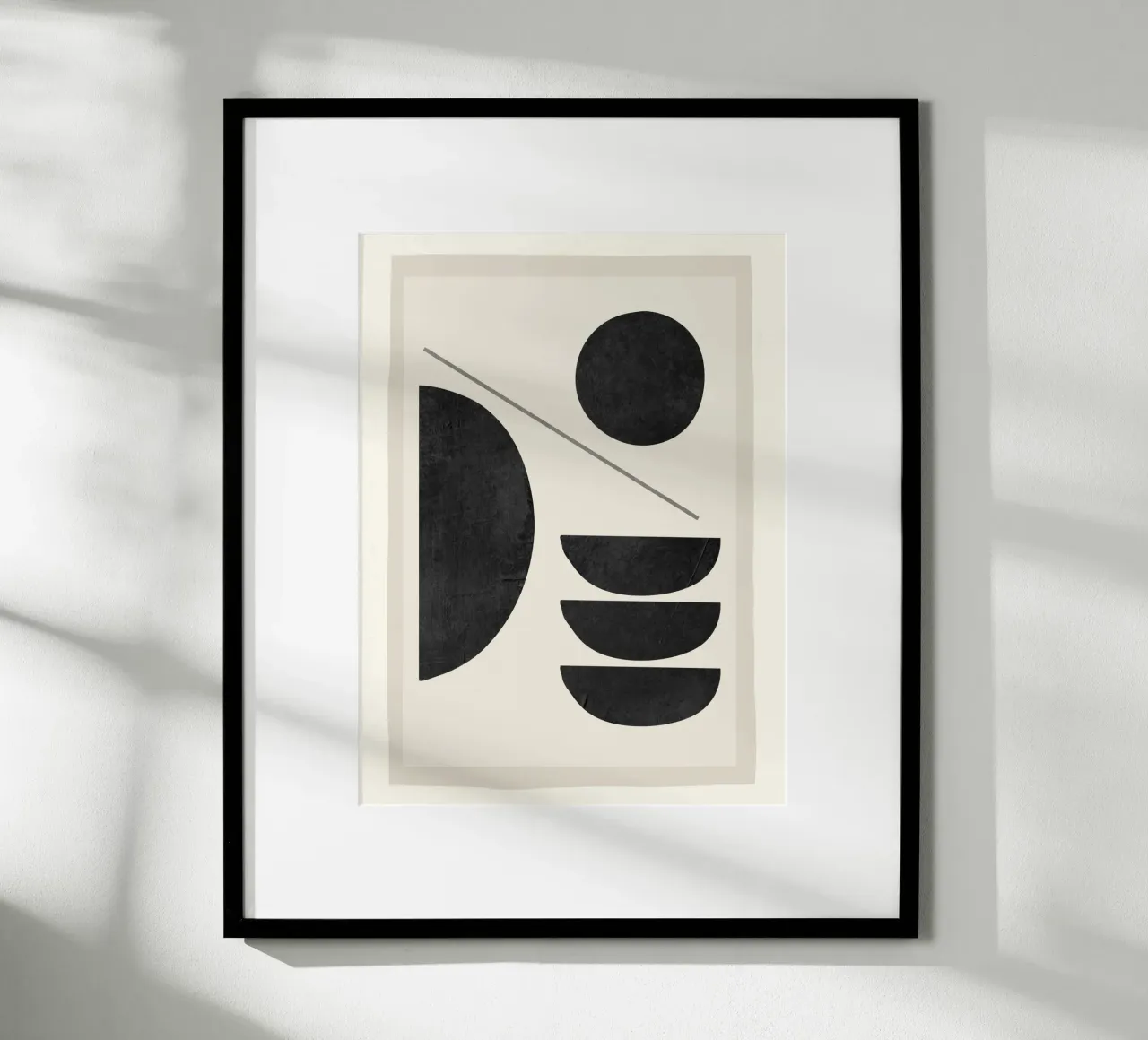 Modern Abstract Minimal Shapes 187 hahnemühle by ThingDesign