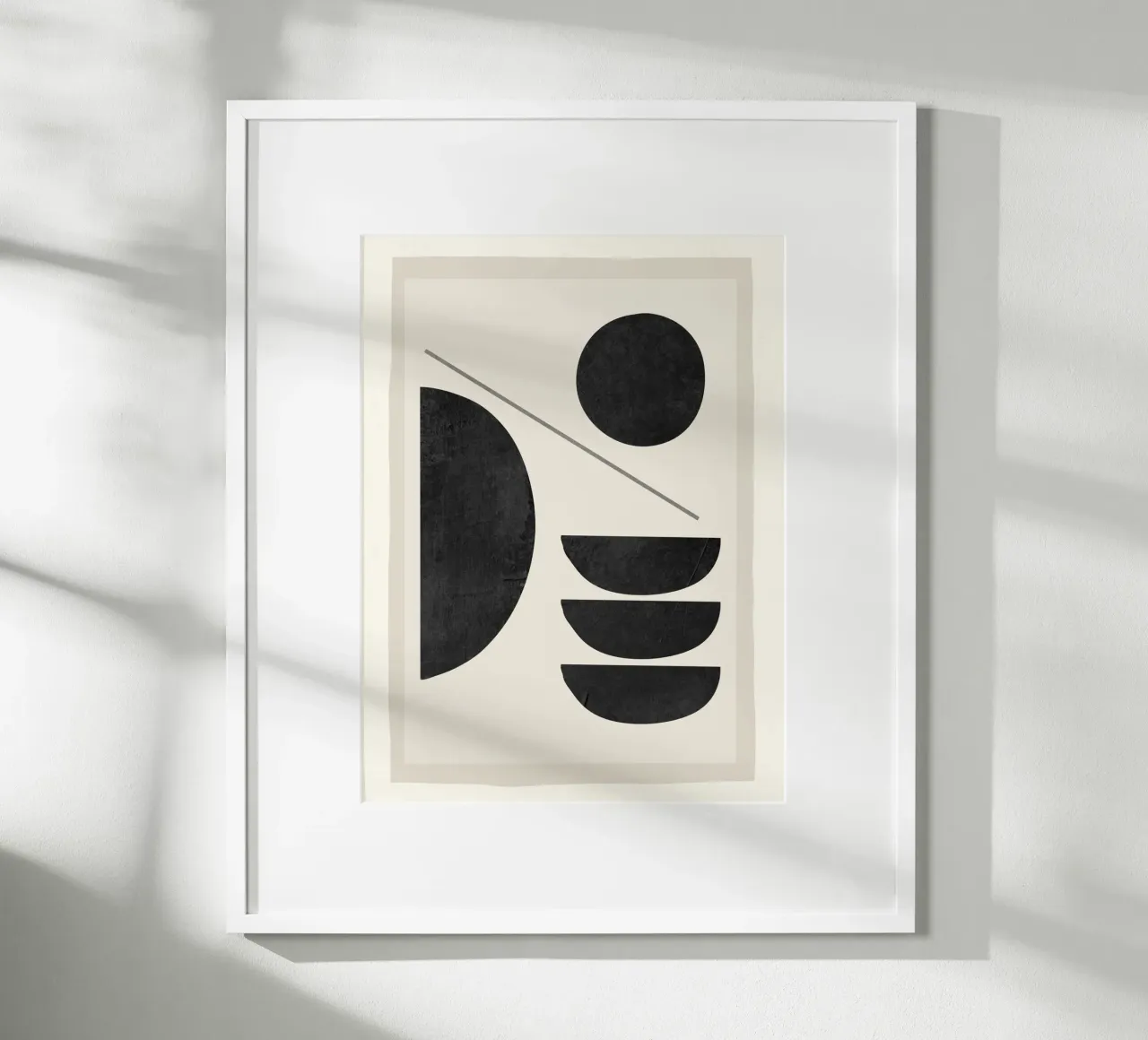 Modern Abstract Minimal Shapes 187 hahnemühle by ThingDesign