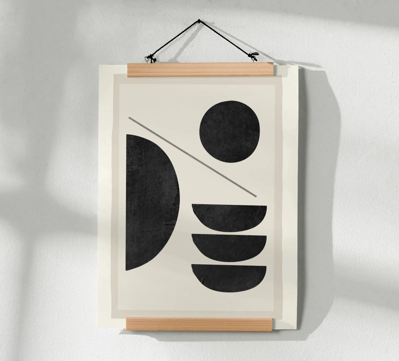Forme astratte moderne e minimali 187 poster da ThingDesign