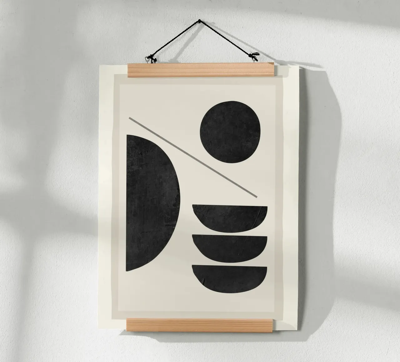 Modern Abstract Minimal Shapes 187 hahnemühle by ThingDesign