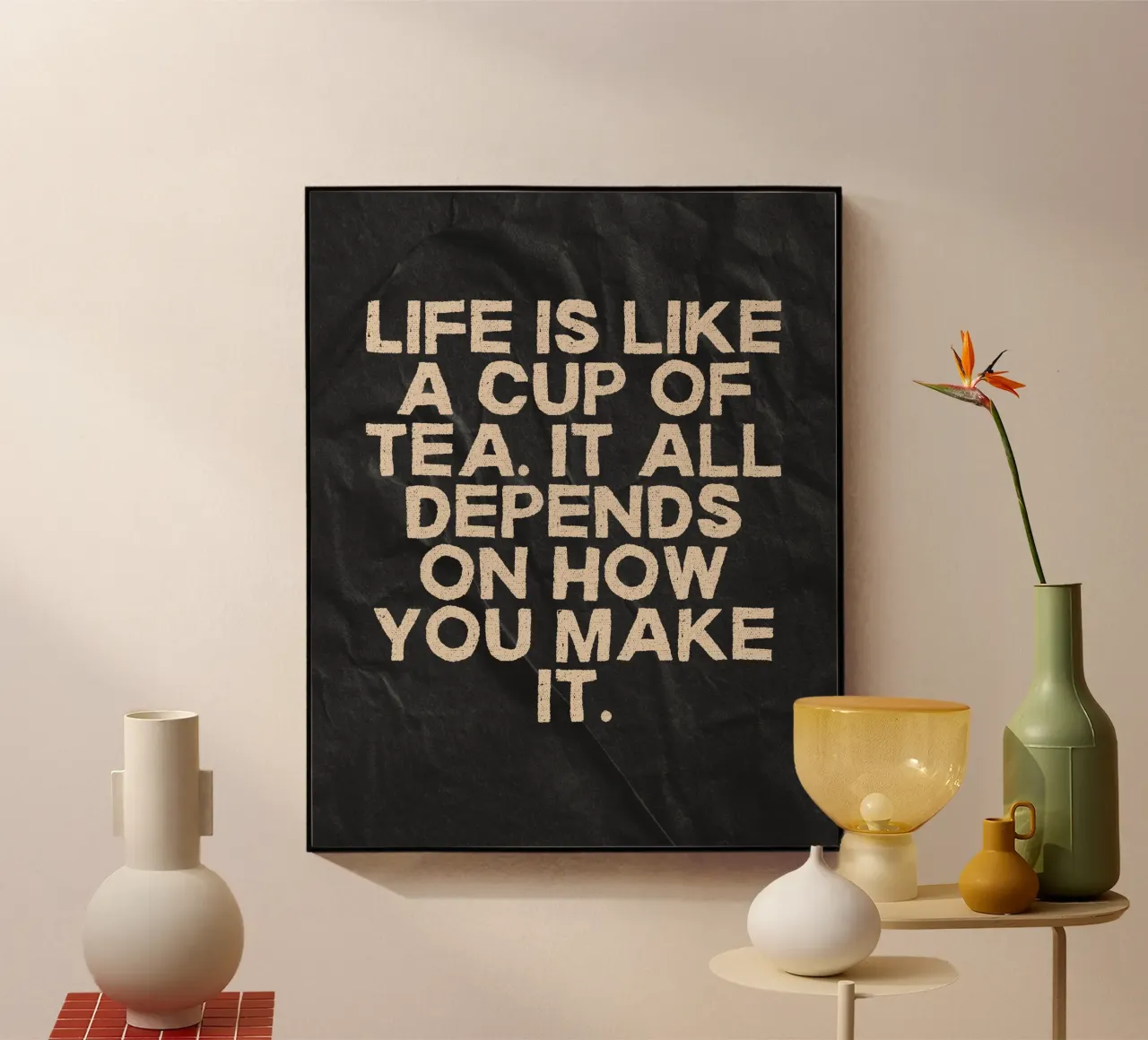 that's life plexiglass da Ambition Wall