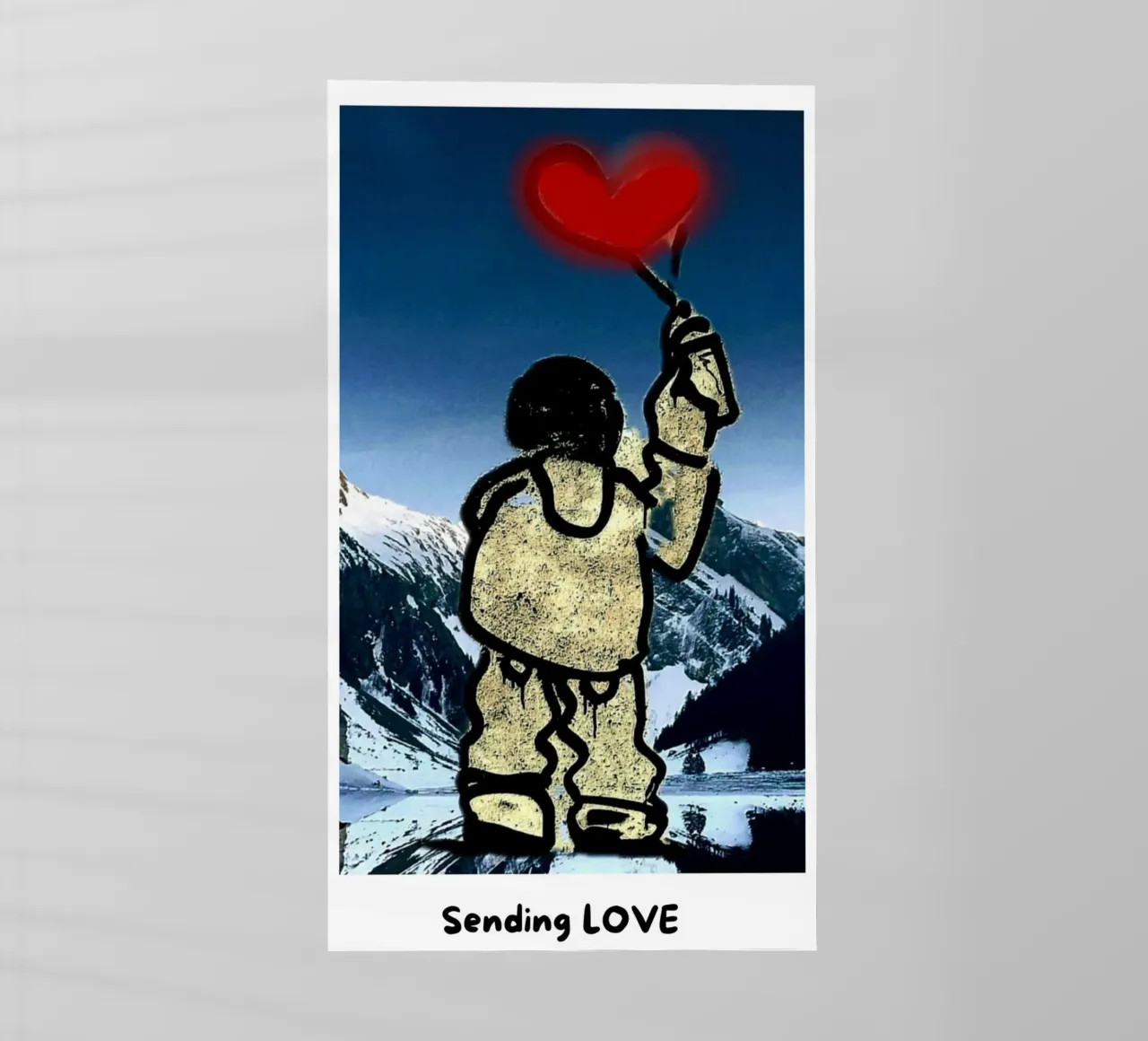 Sending LOVE pellicola backlit da Tabea Jule