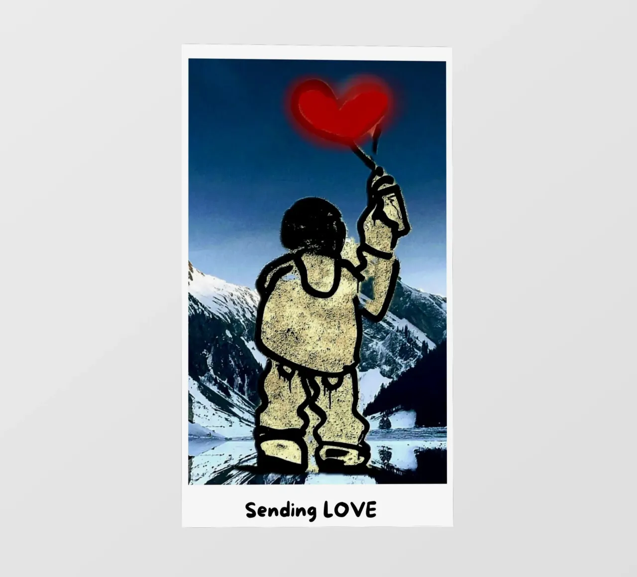 Sending LOVE pellicola backlit da Tabea Jule