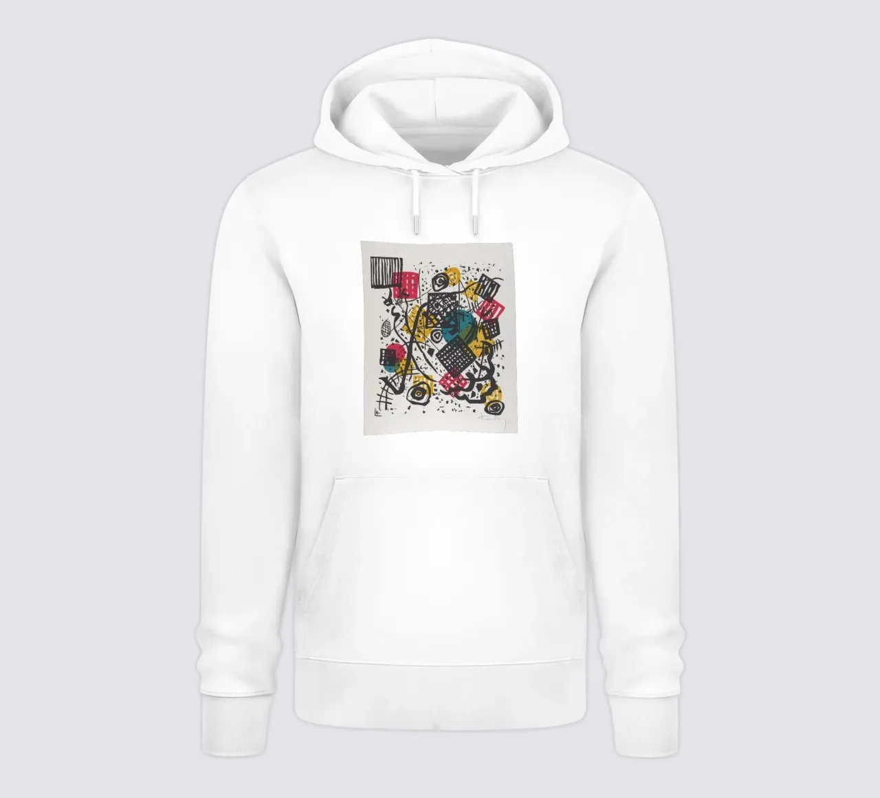 Wassily Kandinsky - Piccoli mondi V felpa con cappuccio da William Store