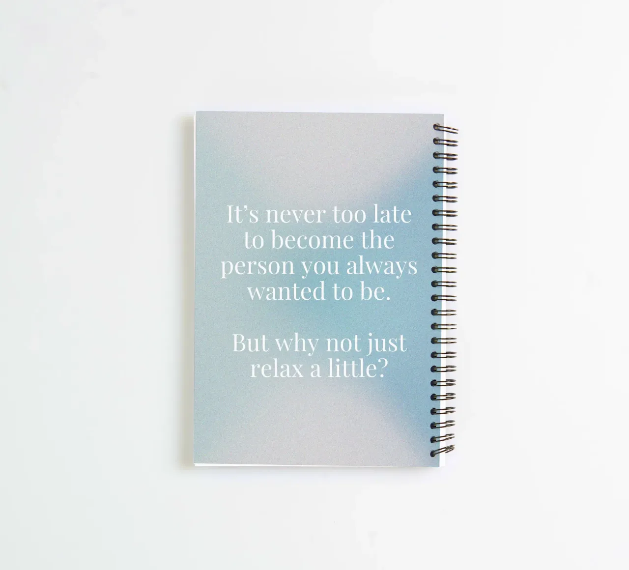procrastination spiral notebook by Ambition Wall