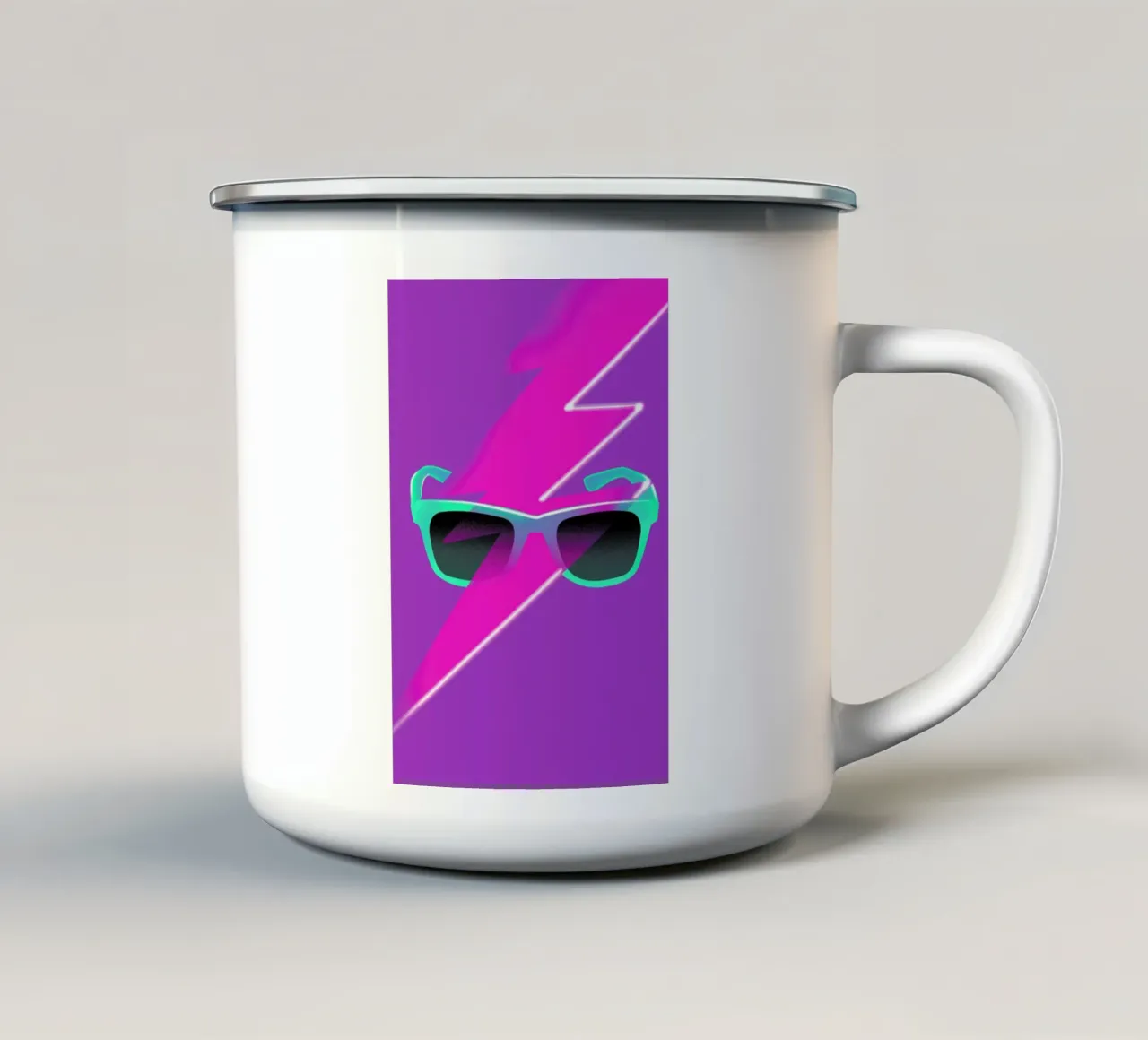 Great Eighties II tazza in smalto da Róbert Farkas