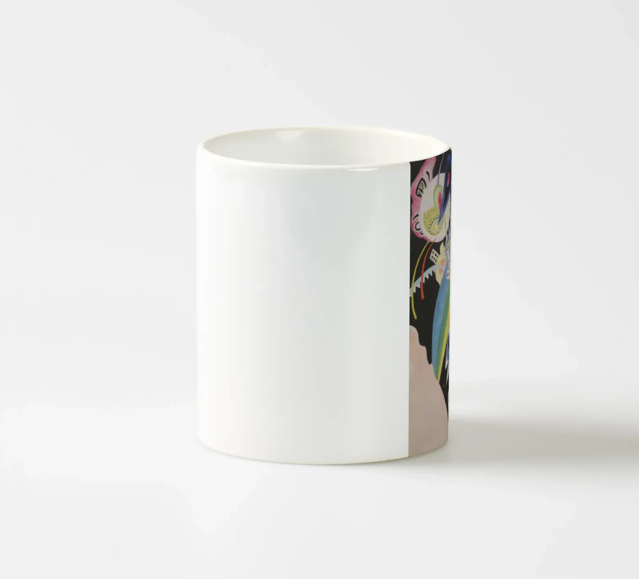 Wassily Kandinsky - Cerchi sul nero tazza in ceramica da William Store