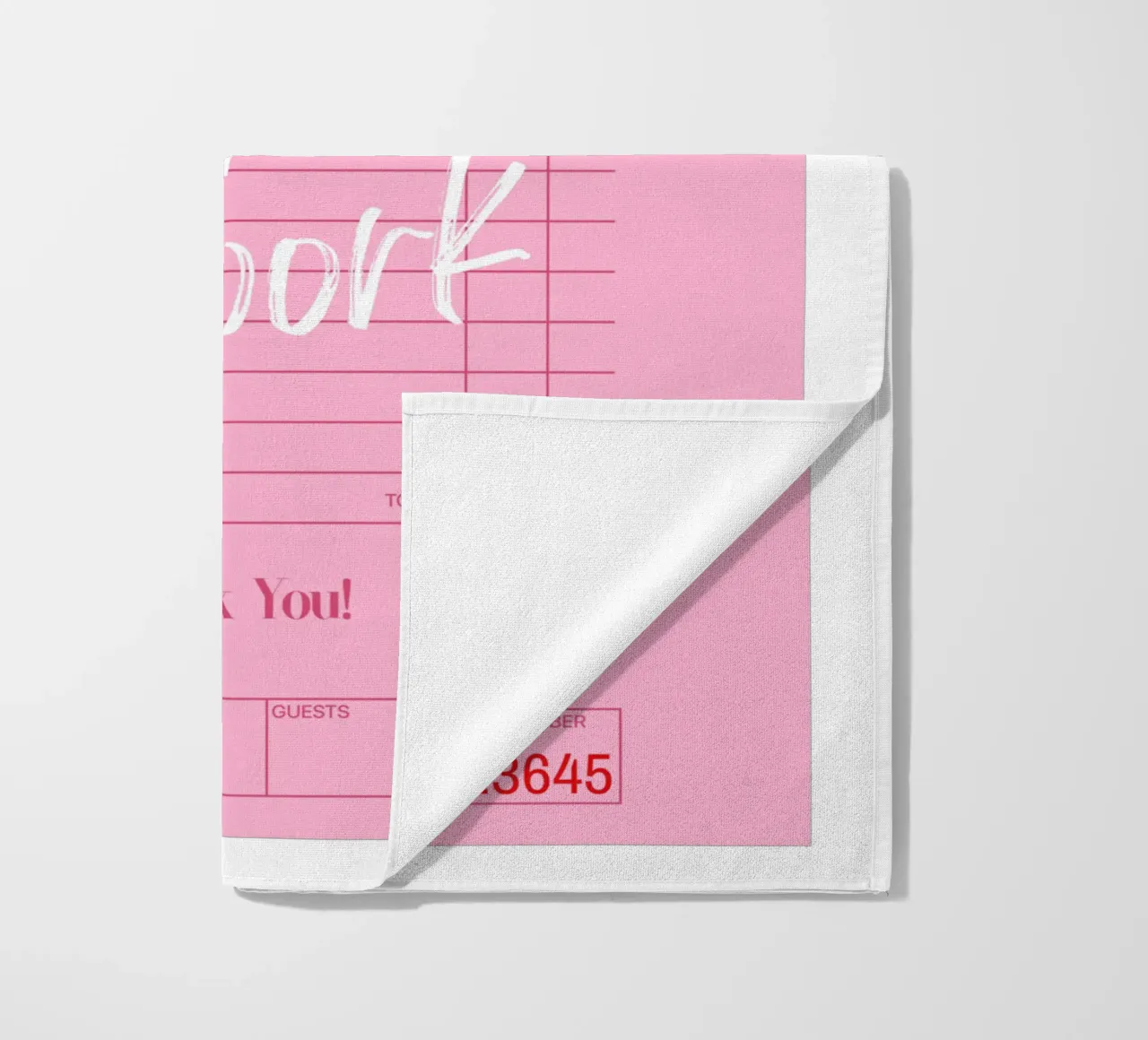 I'm just too pretty to work, Guest check poster, Retro Art beach towel by Coquette Club