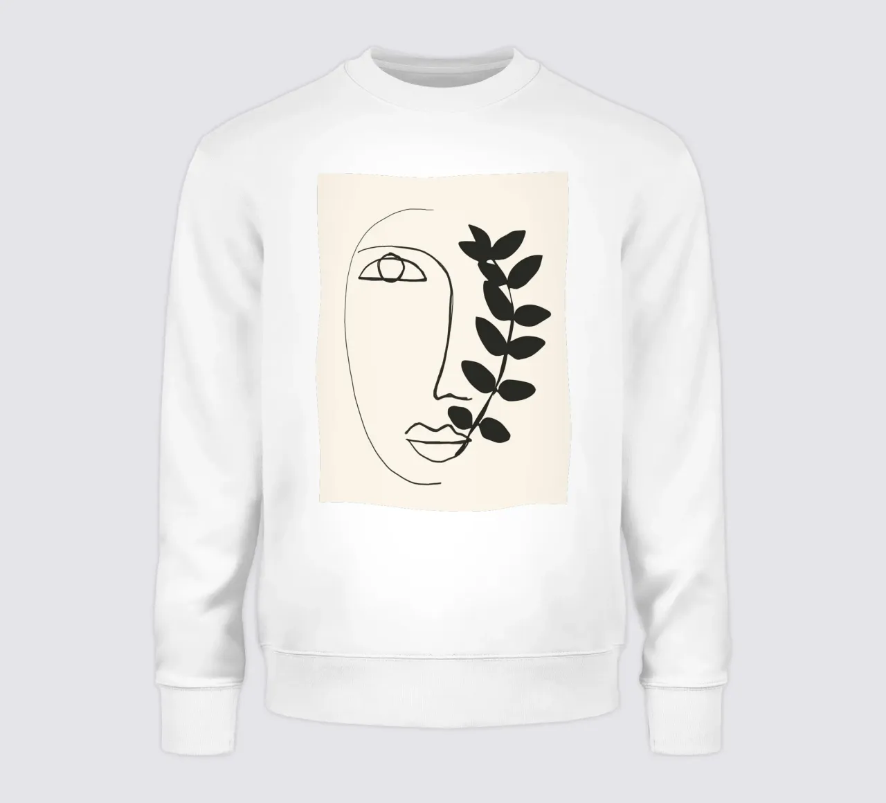 Abstract Face 3 sweatshirt by ThingDesign