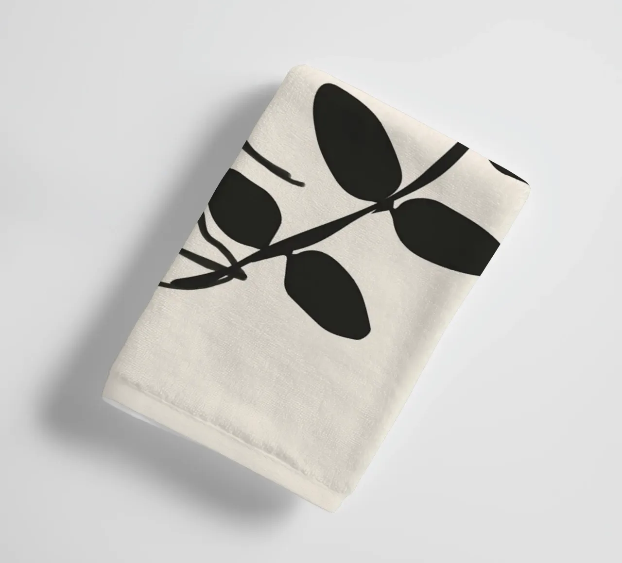 Abstract Face 3 towel by ThingDesign