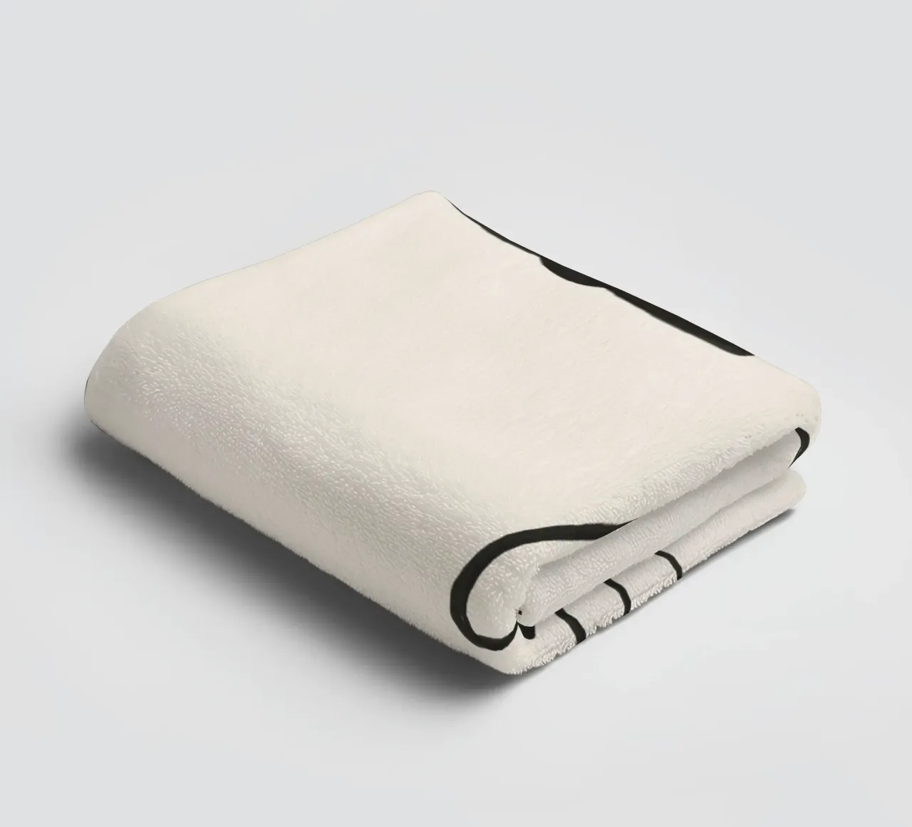 Abstract Face 3 towel by ThingDesign