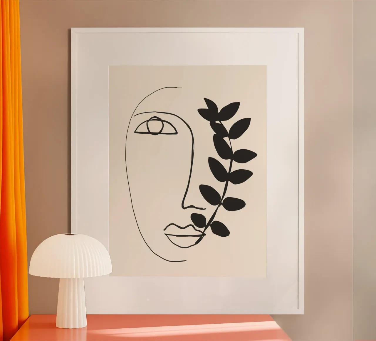 Volto astratto 3 poster da ThingDesign