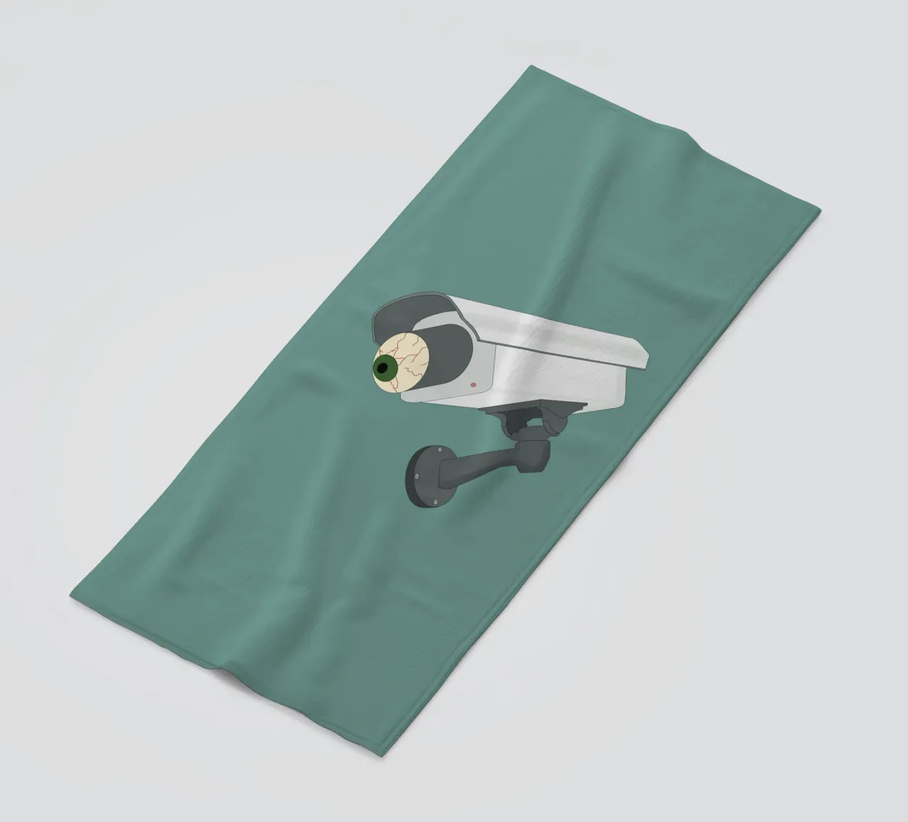 Je staat onder toezicht strandhanddoek van pronzo