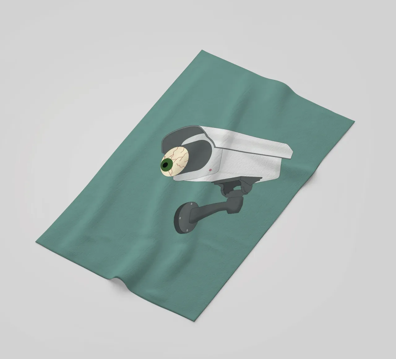 Je staat onder toezicht strandhanddoek van pronzo