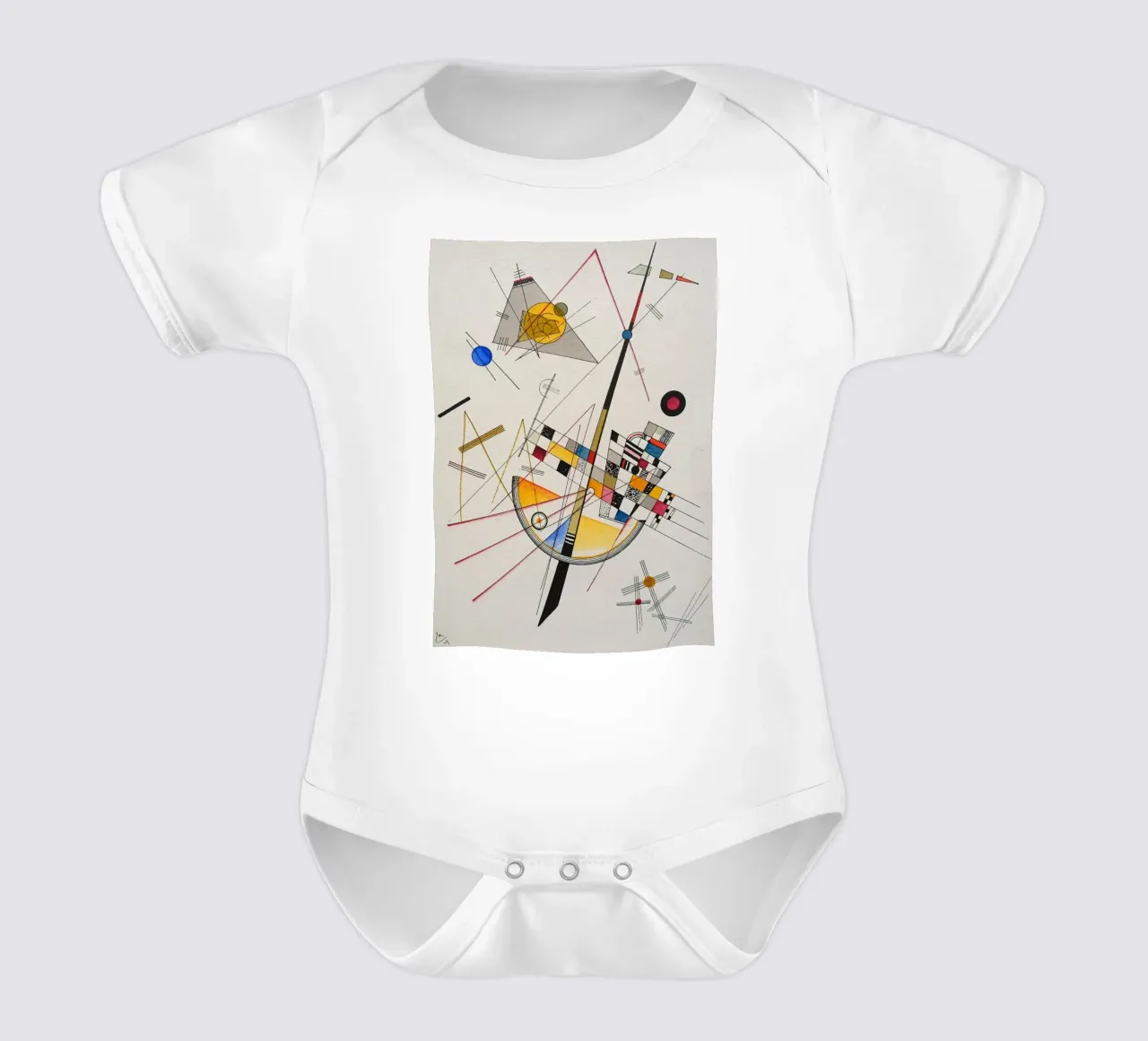 Wassily Kandinsky - Tensione delicata body neonato maniche corte da William Store