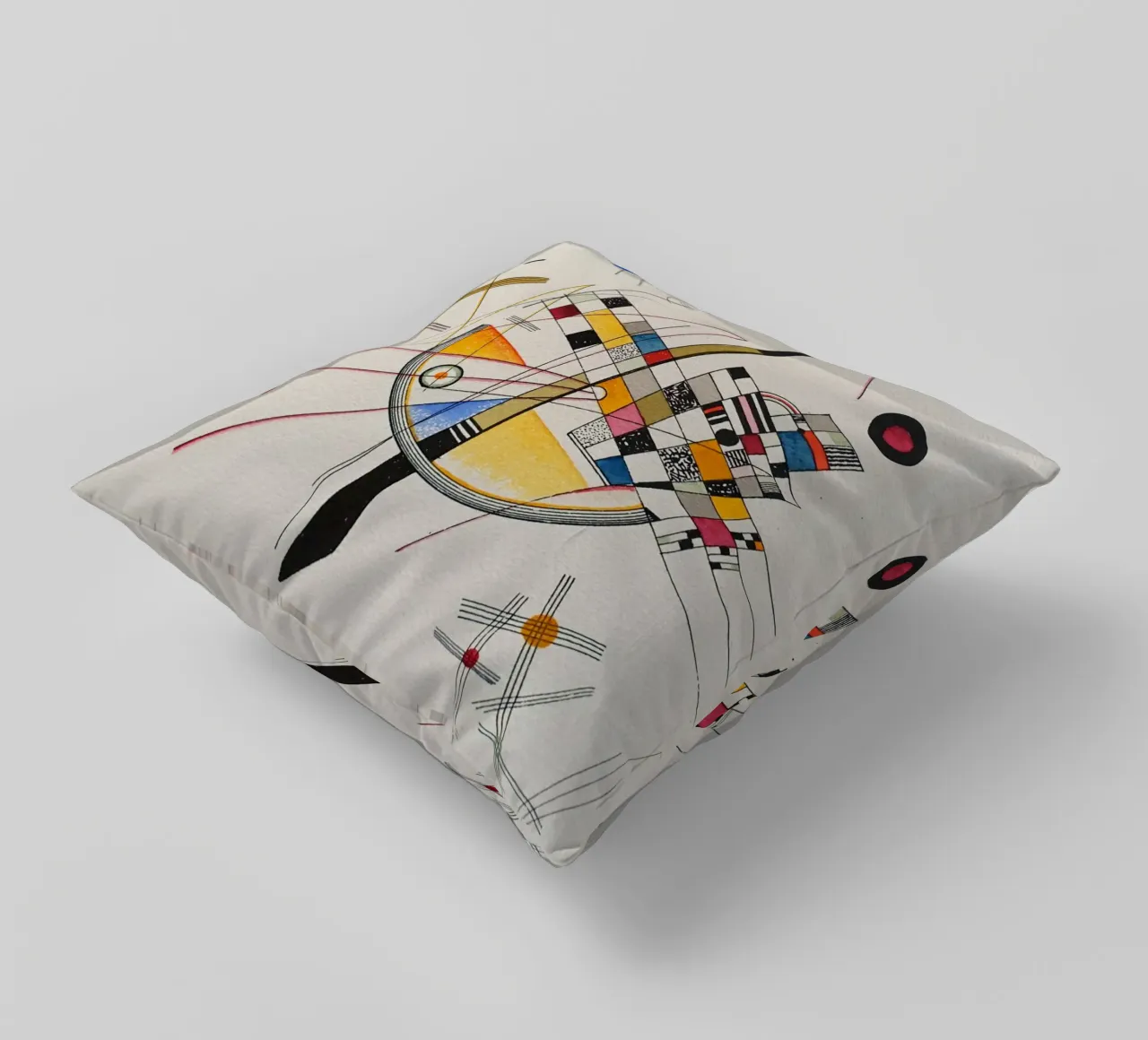 Wassily Kandinsky - Tensione delicata cuscino da William Store