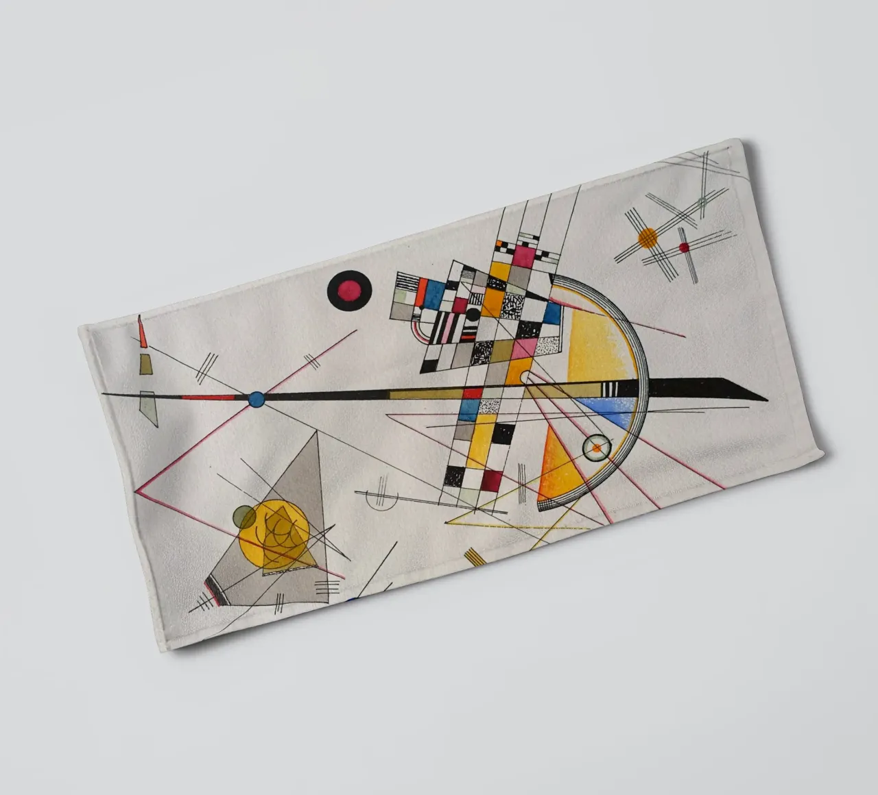 Wassily Kandinsky - Tensione delicata asciugamano da bagno da William Store