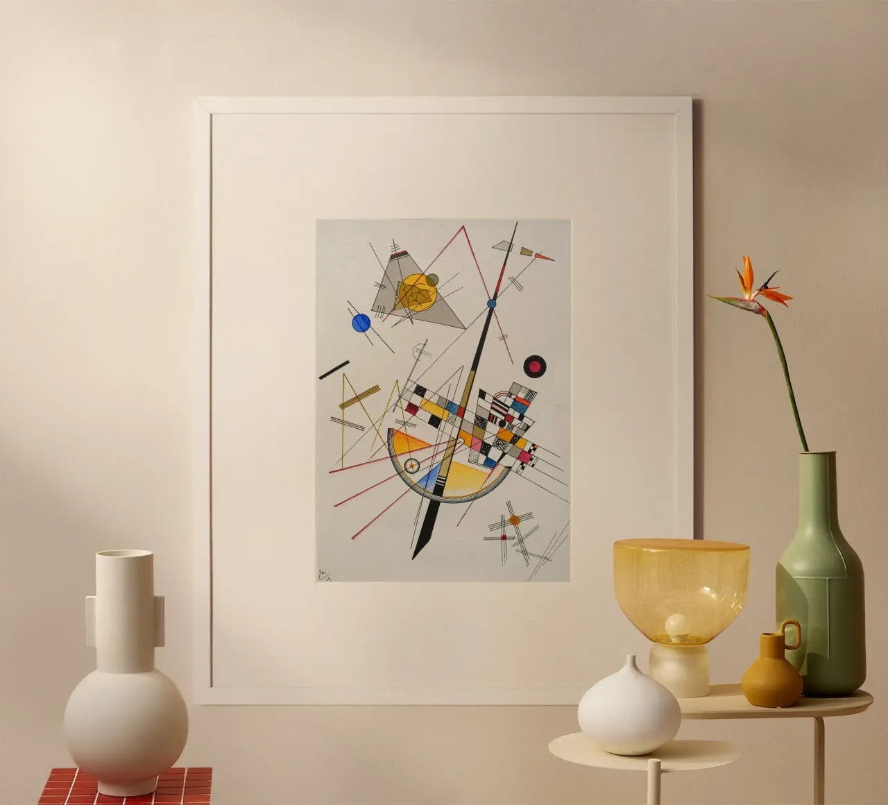 Wassily Kandinsky - Delicate Tension poster by William Store