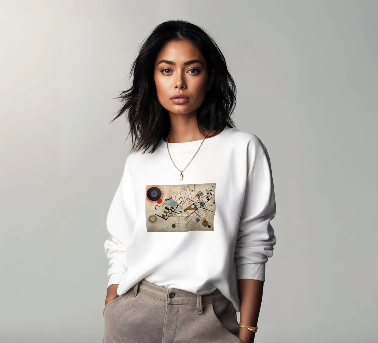 Wassily Kandinsky - Compositie 8 sweatshirt van William Store