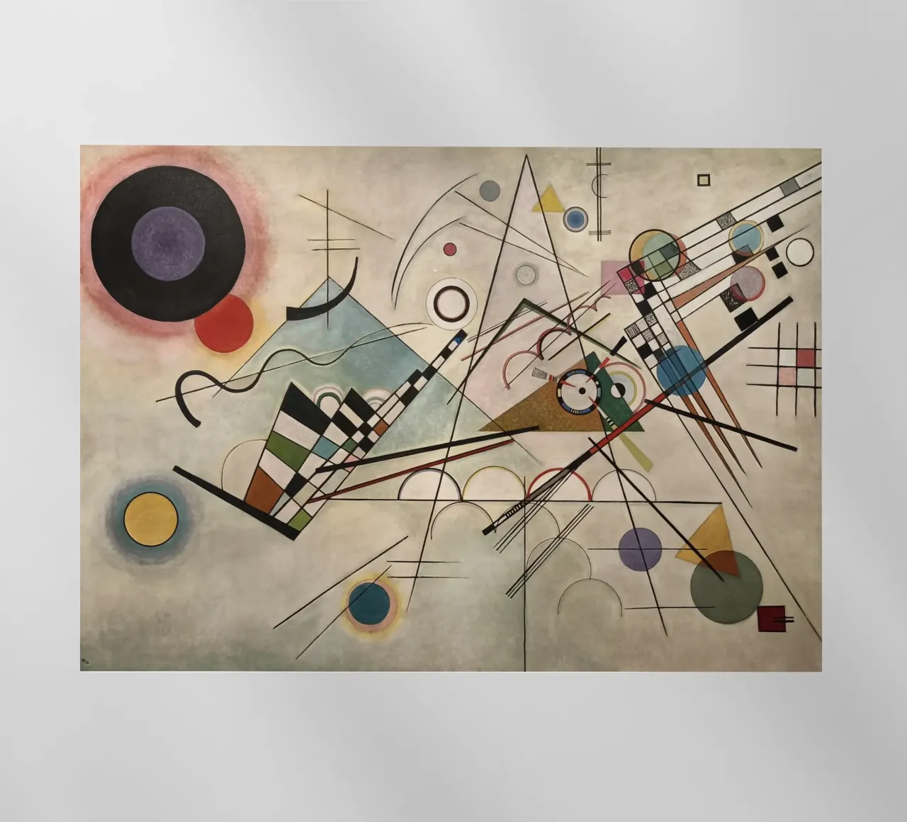 Wassily Kandinsky - Composizione 8 pellicola backlit da William Store
