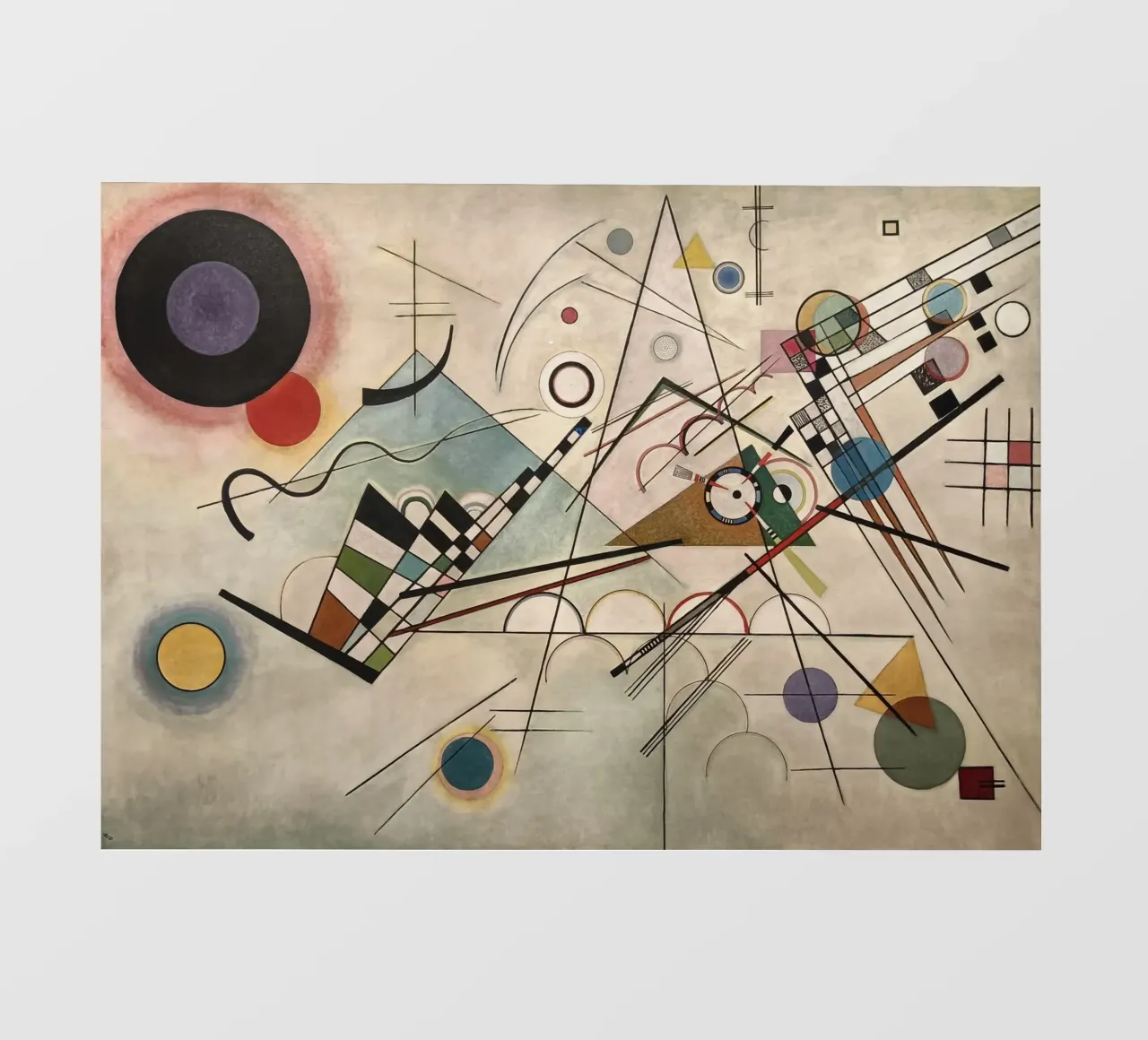 Wassily Kandinsky - Composizione 8 pellicola backlit da William Store