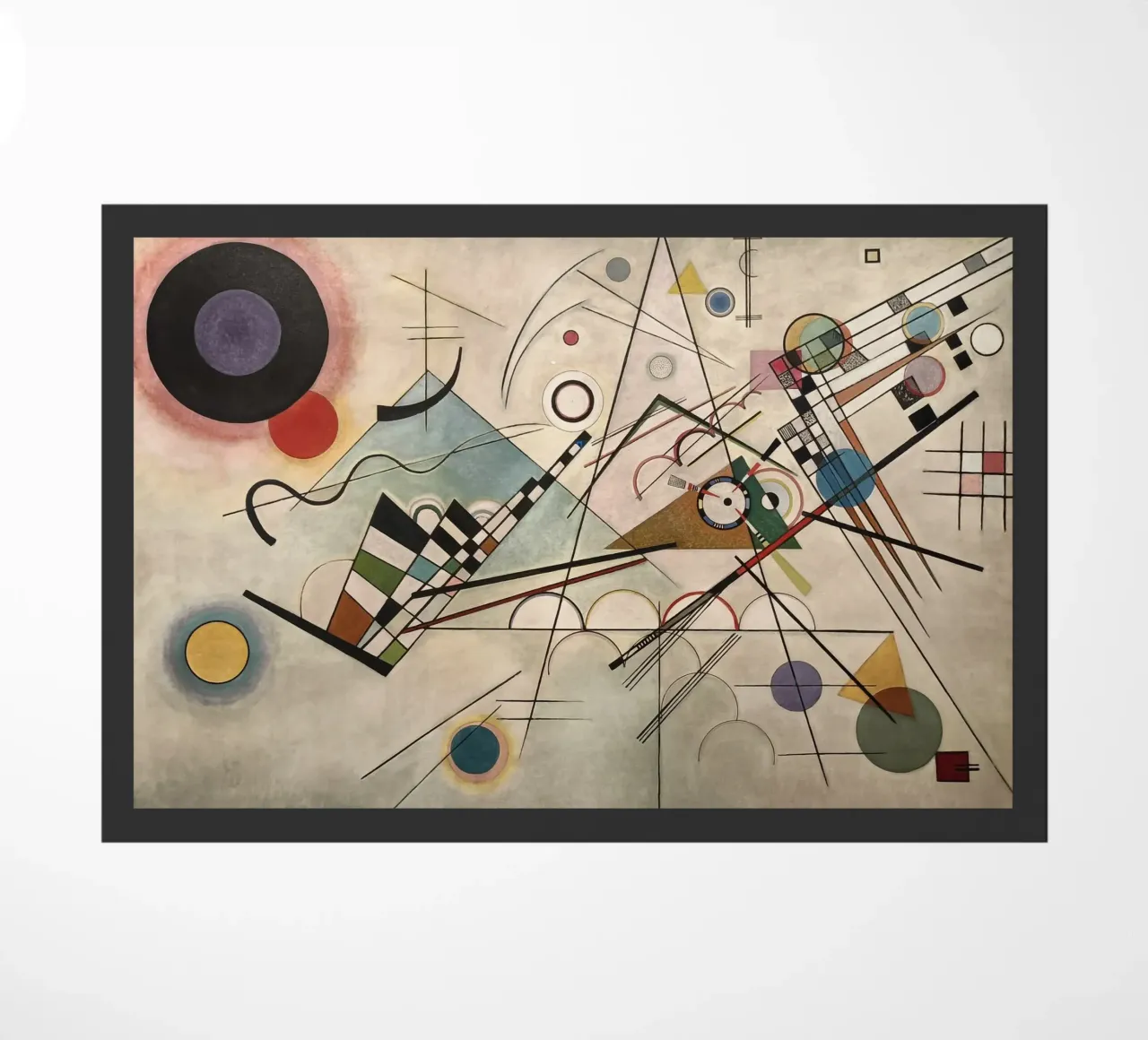 Wassily Kandinsky - Composición 8 felpudo de William Store