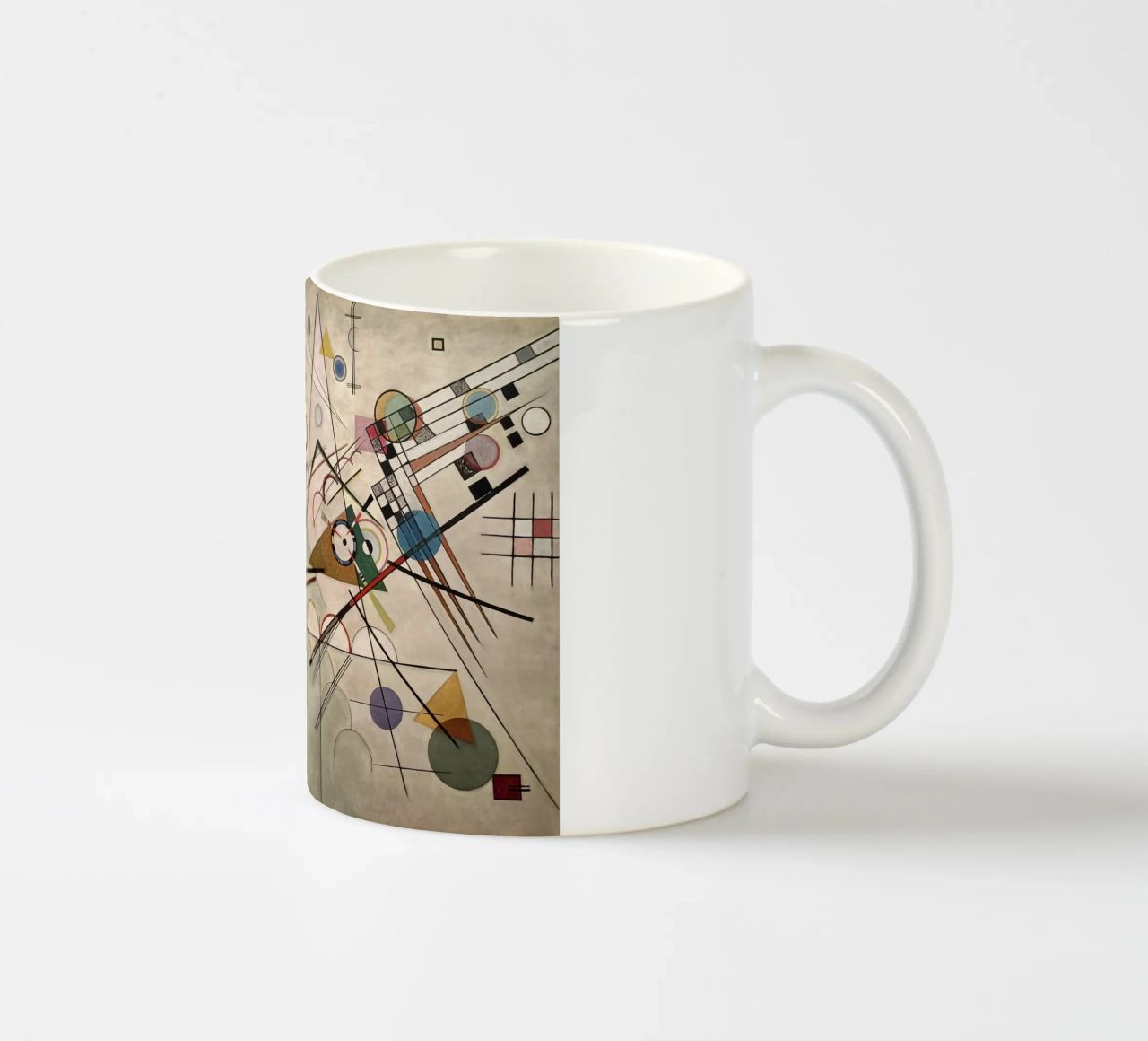 Wassily Kandinsky - Compositie 8 keramische mok van William Store