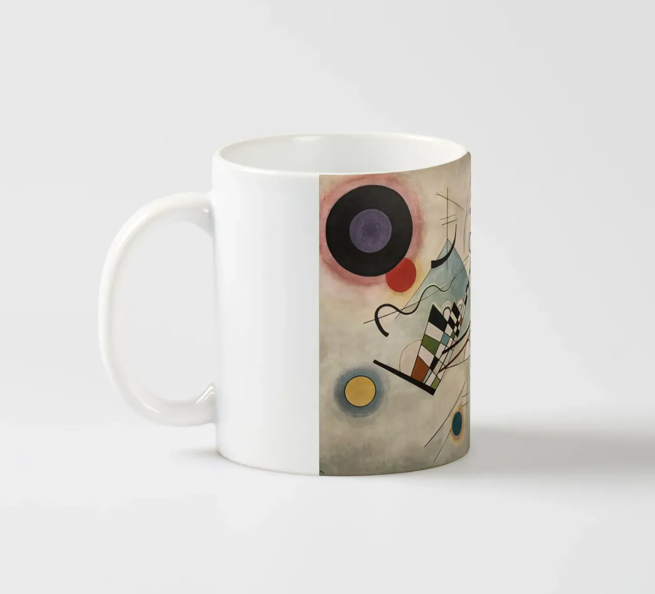 Wassily Kandinsky - Composizione 8 tazza in ceramica da William Store