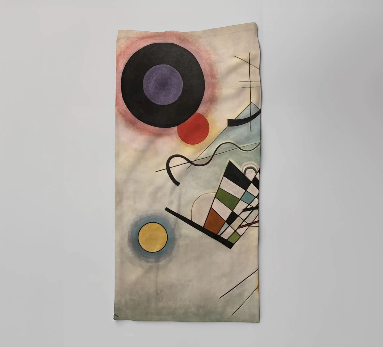 Wassily Kandinsky - Compositie 8 badhanddoek van William Store