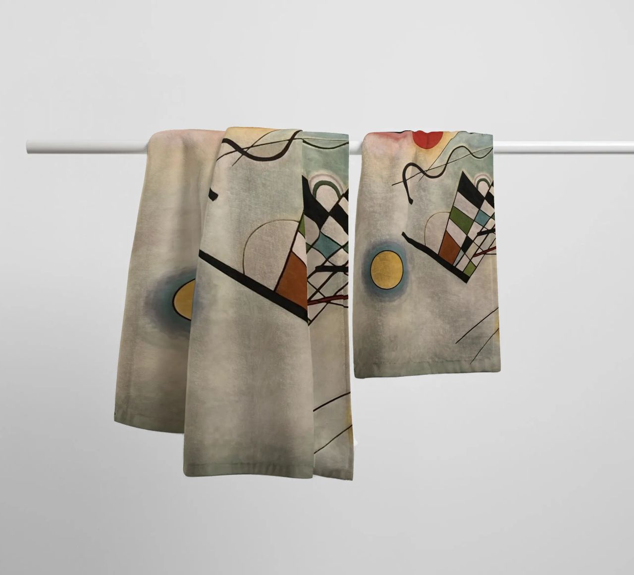 Wassily Kandinsky - Compositie 8 badhanddoek van William Store