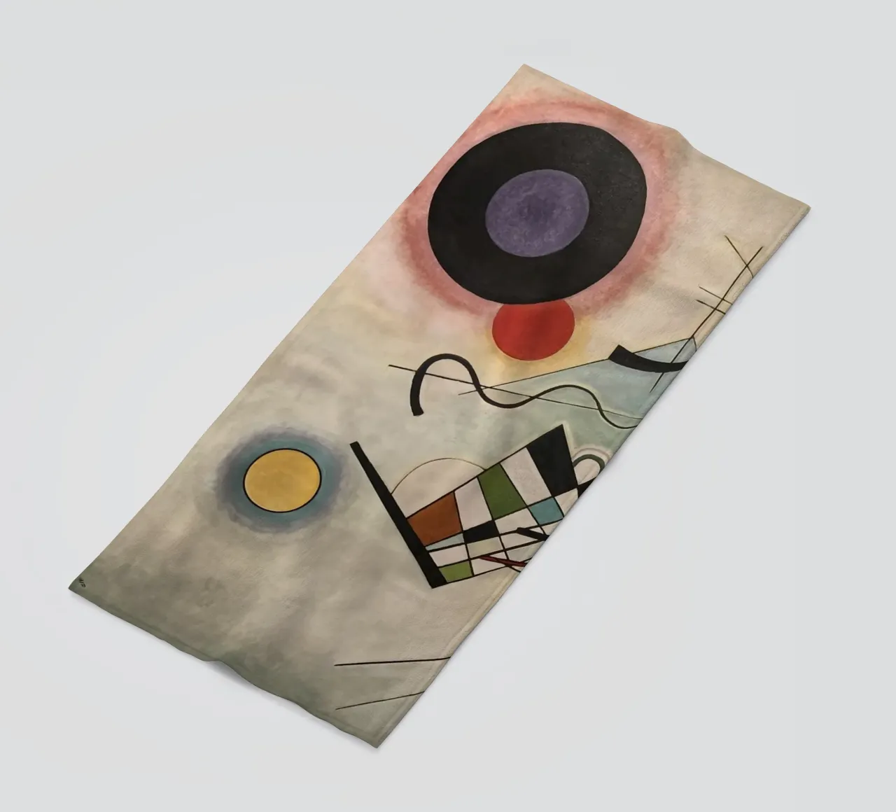 Wassily Kandinsky - Composizione 8 telo mare da William Store