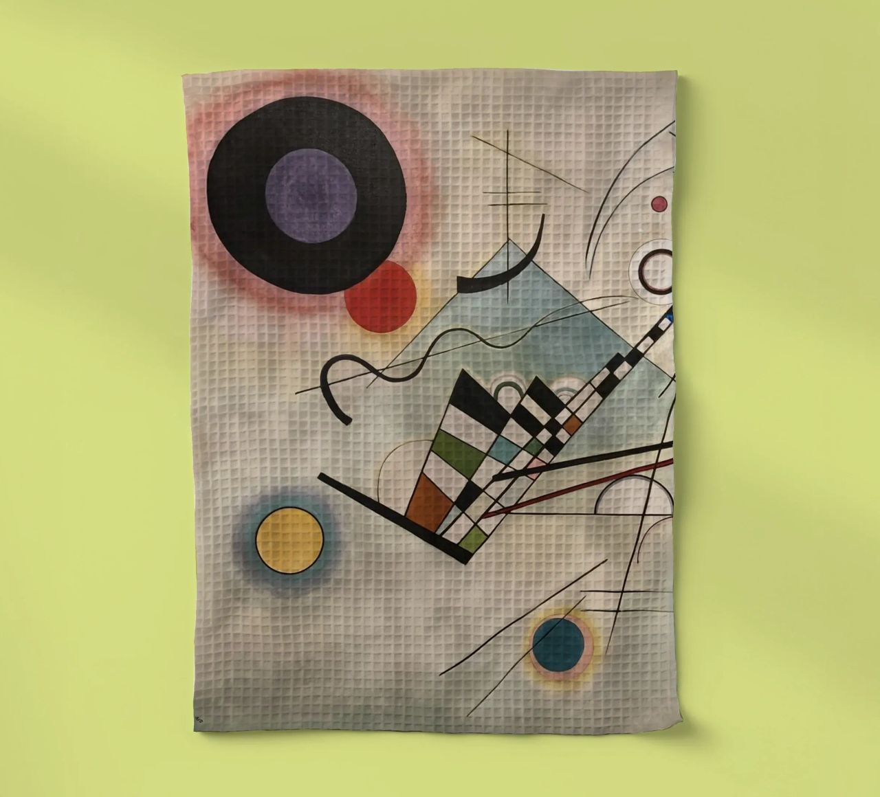 Wassily Kandinsky - Compositie 8 theedoek van William Store