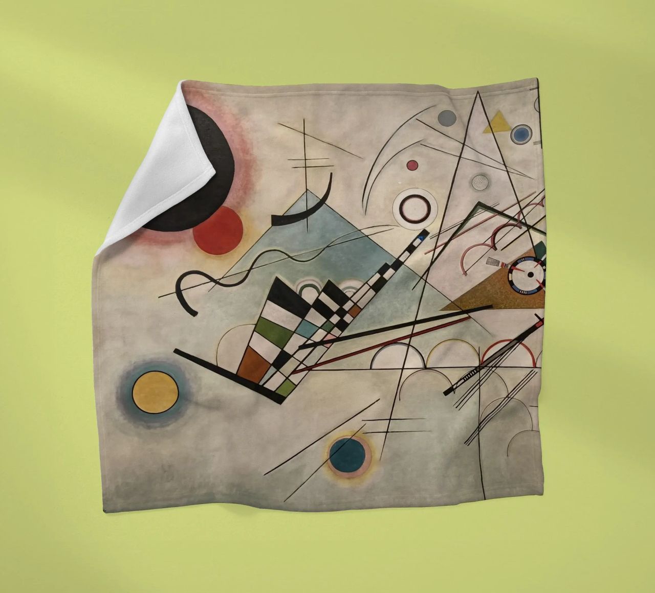 Wassily Kandinsky - Compositie 8 fleecedeken van William Store