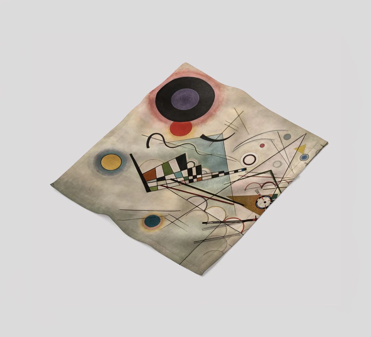 Wassily Kandinsky - Compositie 8 fleecedeken van William Store