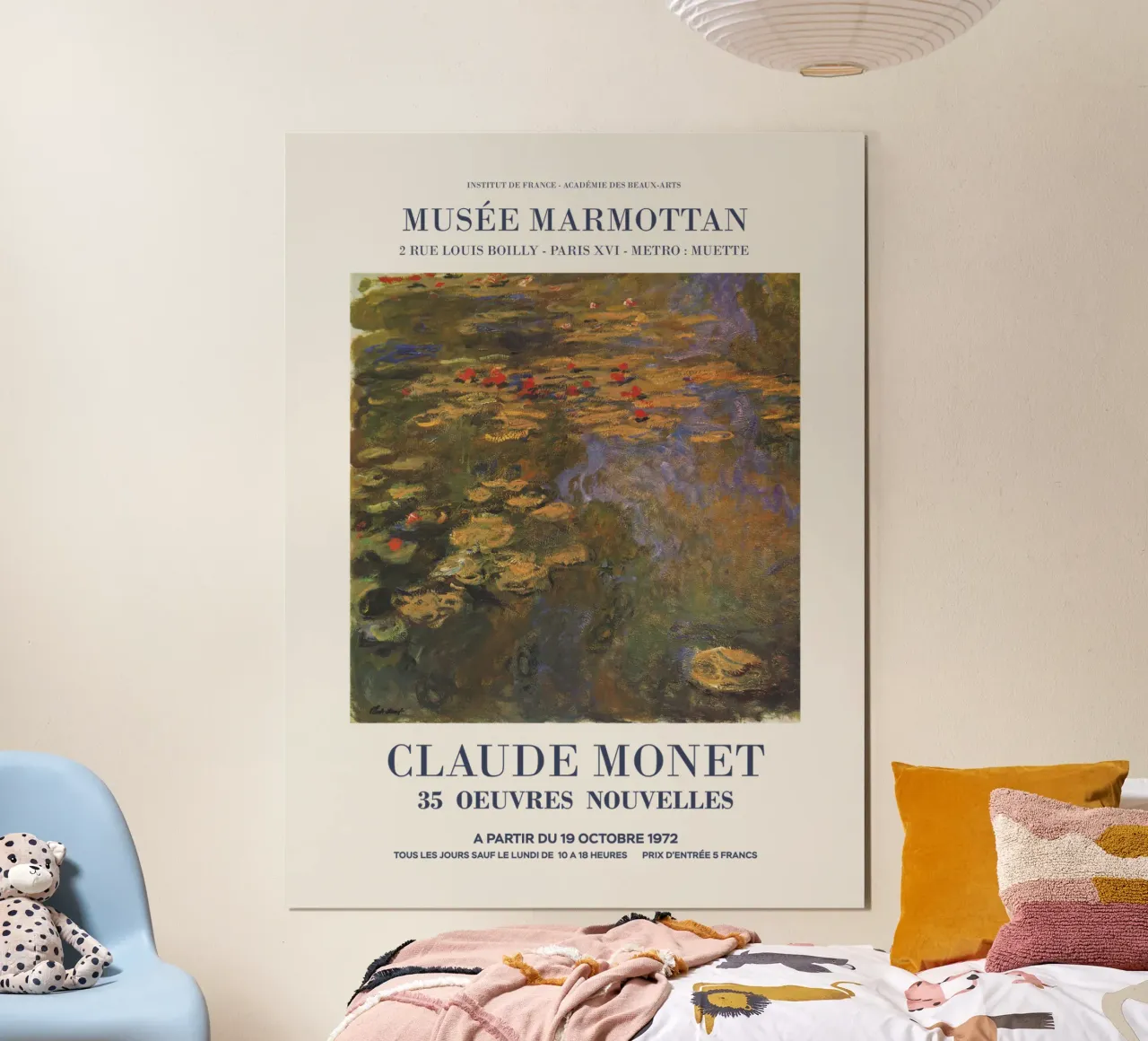 Claude Monet Kunsttentoonstelling hahnemühle van Vintagrafica