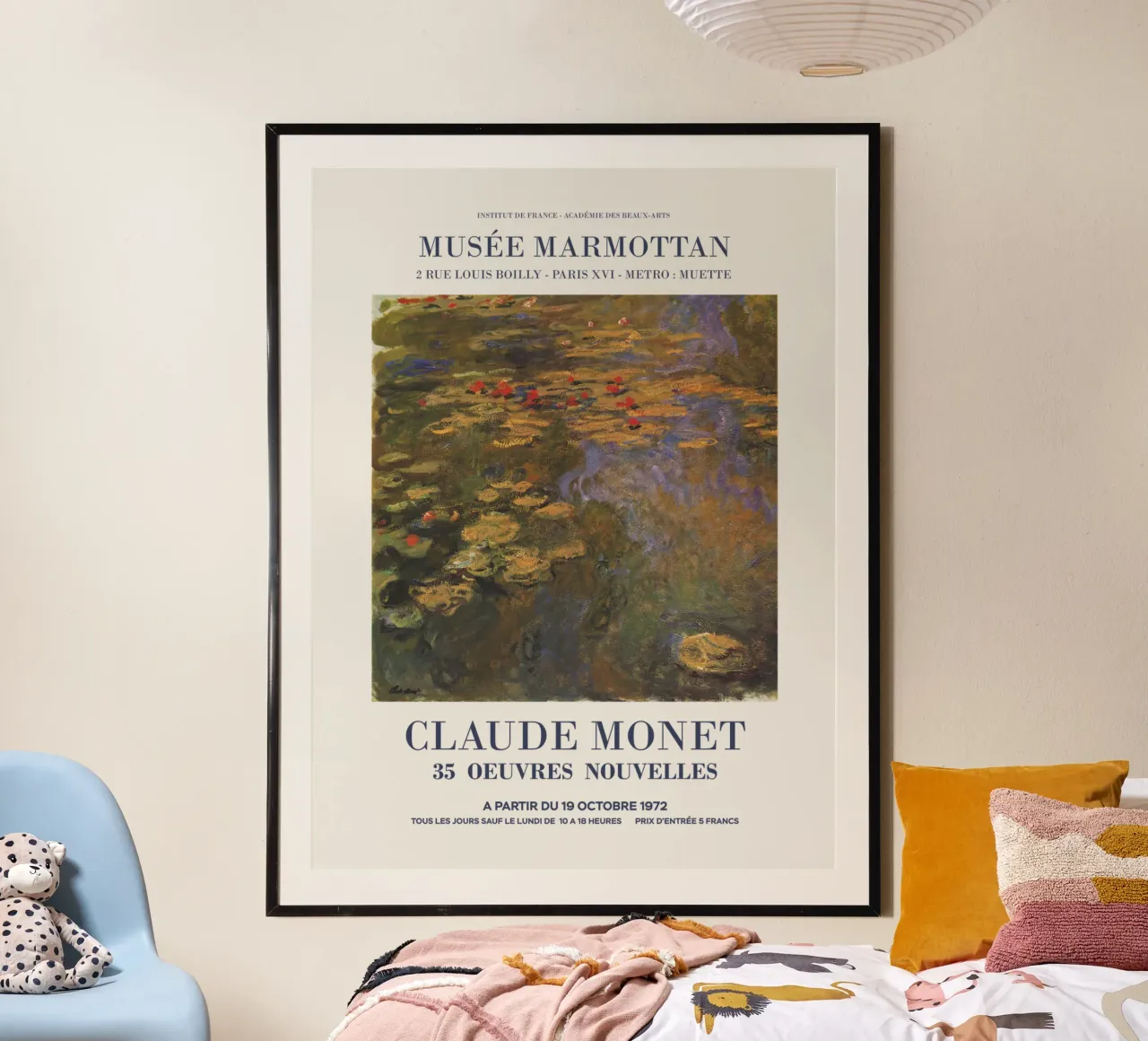 Claude Monet Kunsttentoonstelling hahnemühle van Vintagrafica