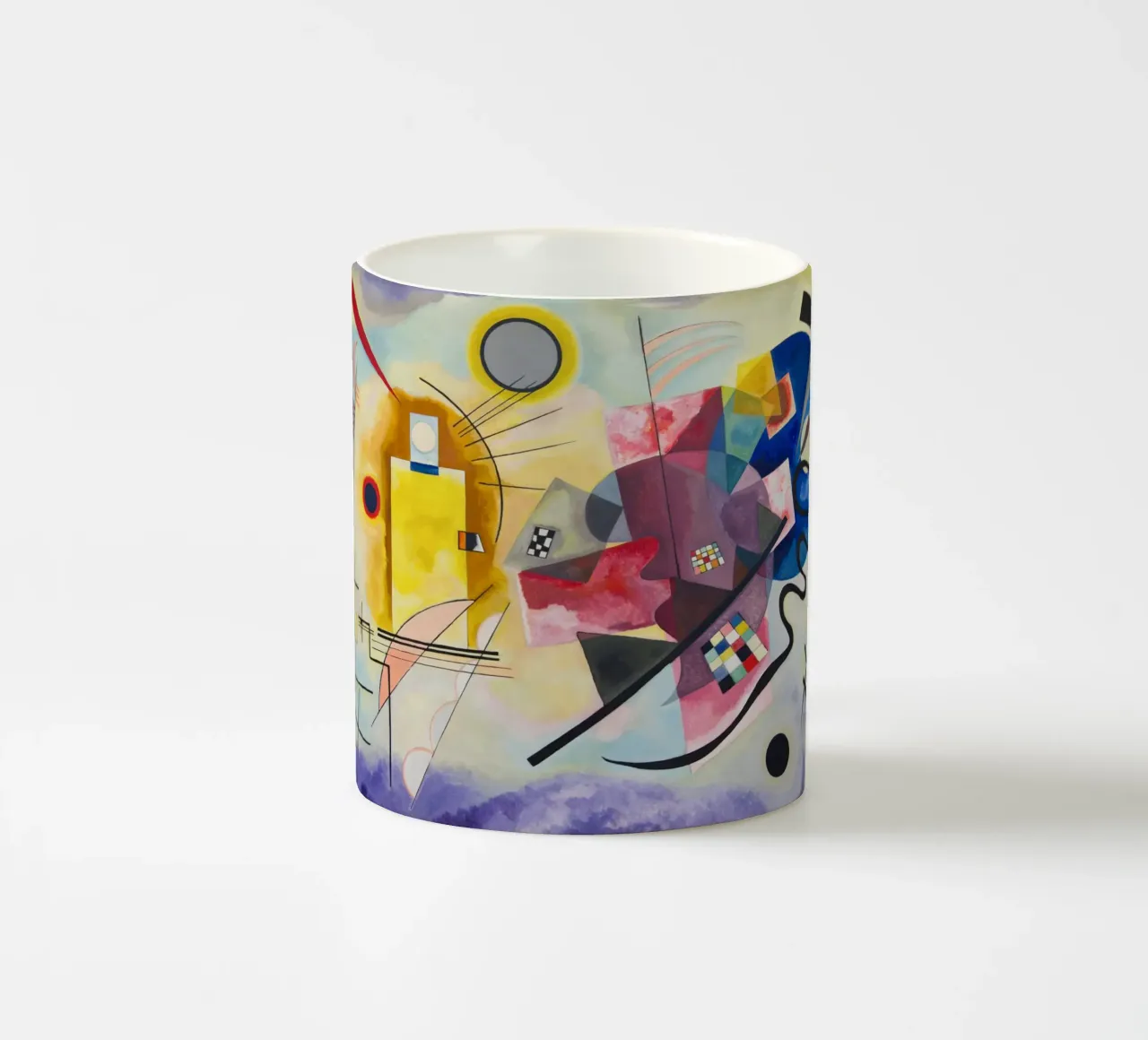 Wassily Kandinsky - Jaune-Rouge-Bleu mug en céramique de William Store