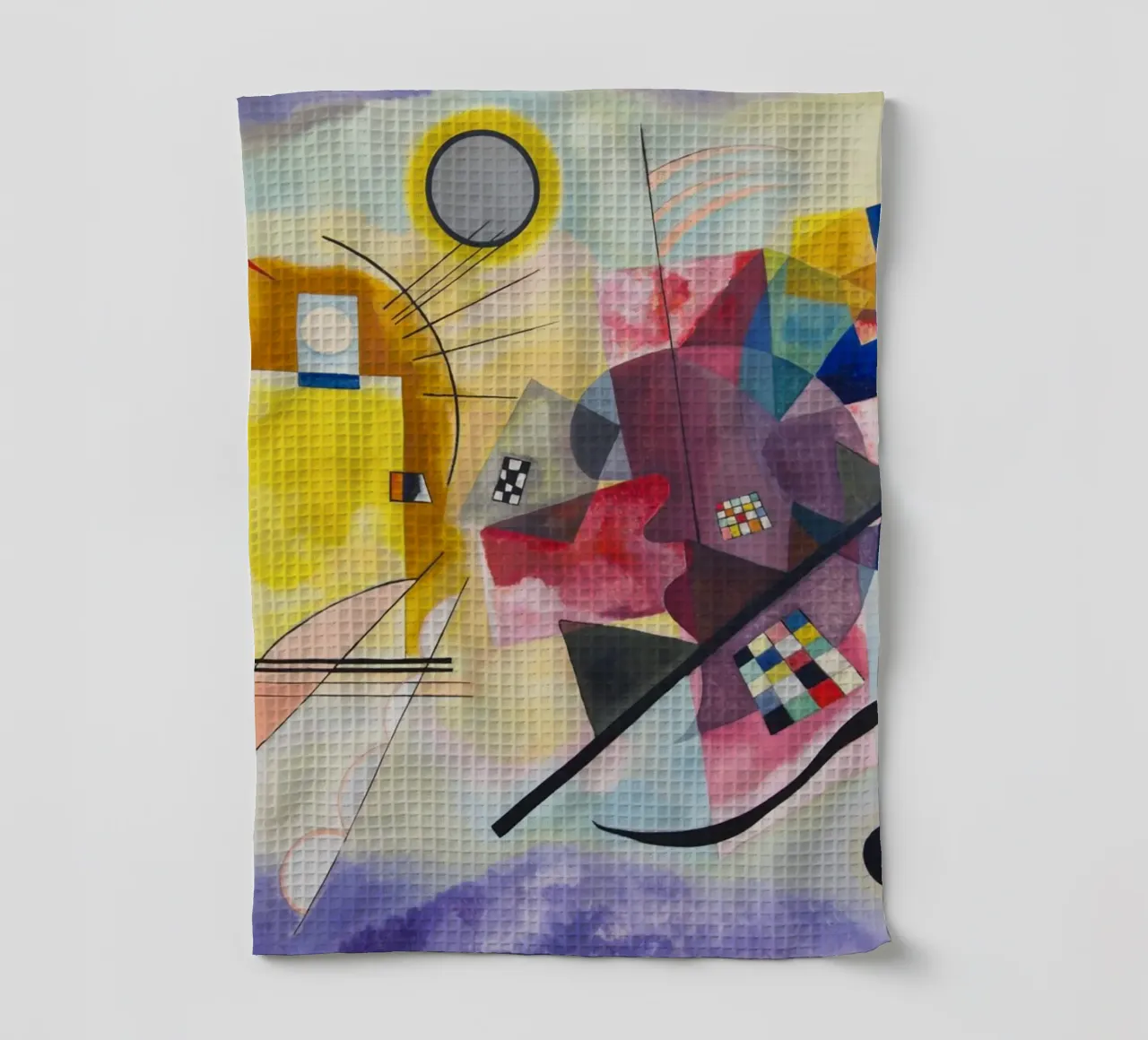 Wassily Kandinsky - Jaune-Rouge-Bleu torchon de William Store