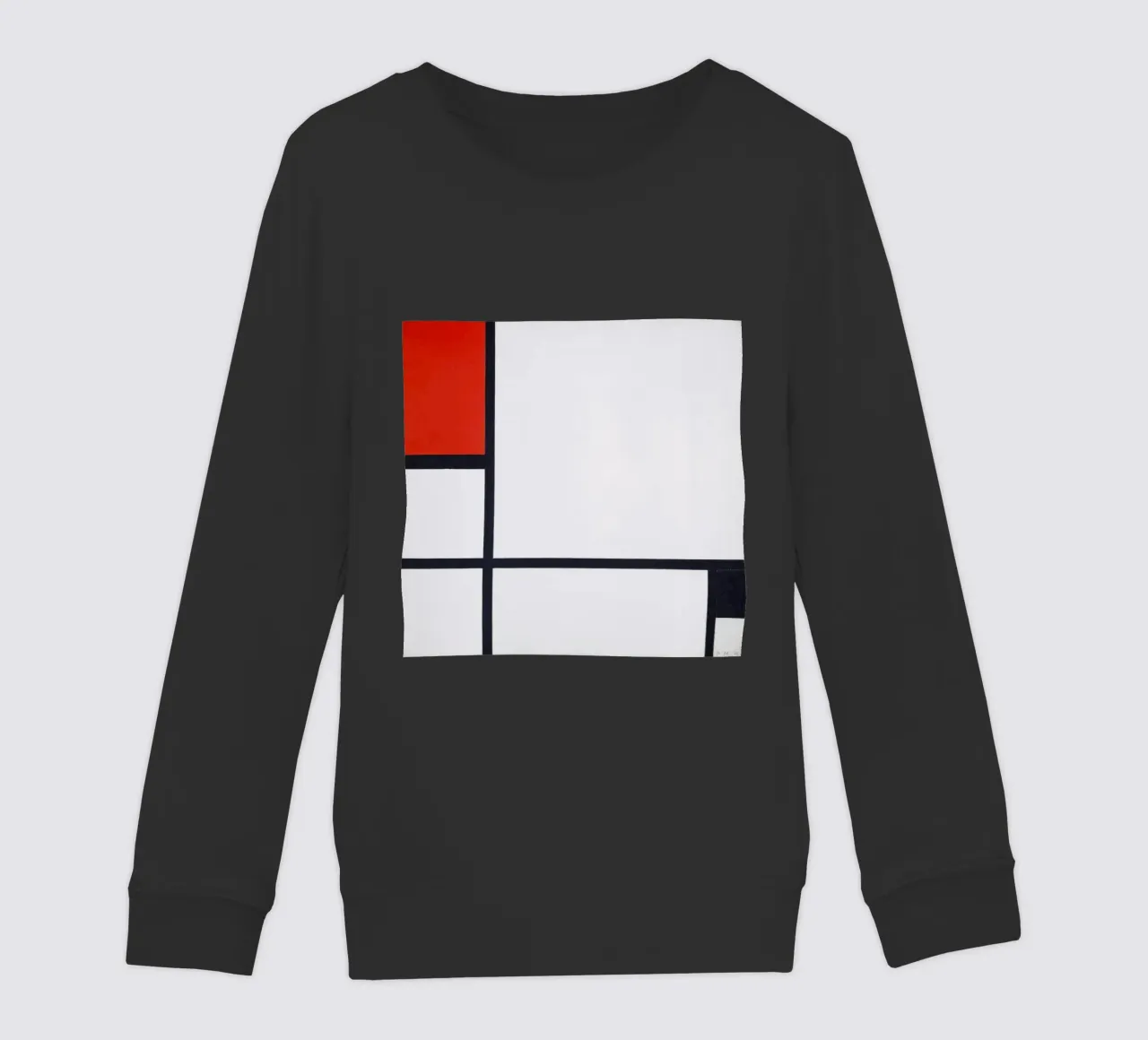 Piet Mondrian - Composizione n. I, con rosso e nero felpa bambino da William Store