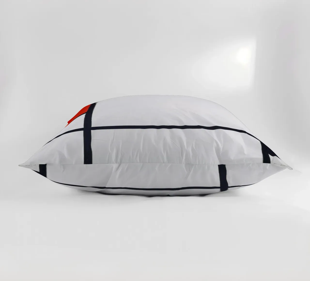 Piet Mondrian - Composizione n. I, con rosso e nero cuscino da William Store