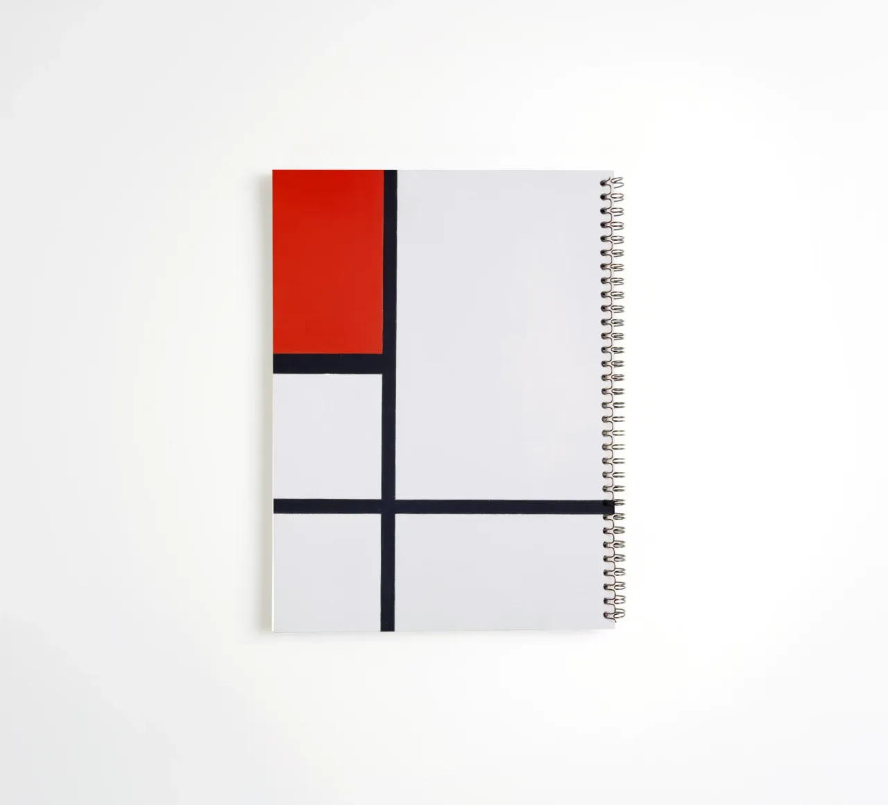 Piet Mondrian - Composition No. I, with red and black spiral notebook by William Store